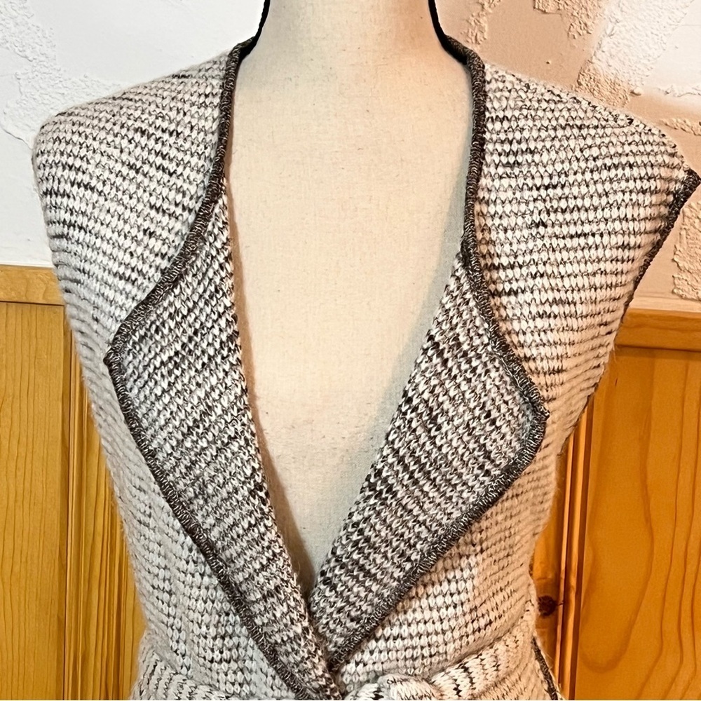 Isabel Marant Etoile Linen Blend Sweater Vest Sz-42 - Picture 2 of 11